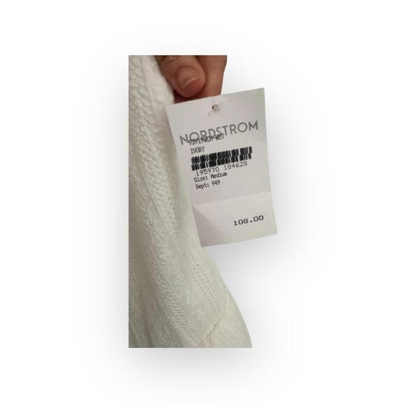 NWT WAYF Eve Eyelet Midi Dress Size Medium Retail $108 - Picture 12 of 14